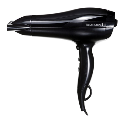 Tharëse flokësh Remington D5210, 2200W, qeramike jonizuese, e zezë