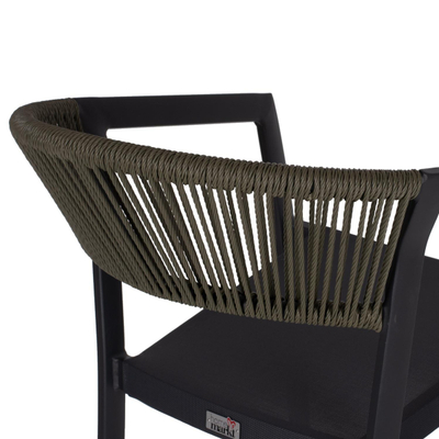Stol bari alumini 56×58×105 cm (HM5892.04), gjelbër