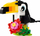 Set LEGO Tropical Toucan 30688, lodër me lego për ndërtim, shumëngjyrësh