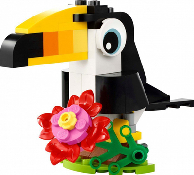 Set LEGO Tropical Toucan 30688, lodër me lego për ndërtim, shumëngjyrësh