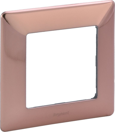 Kornizë teke Legrand Valena Life 754161, 86 x 86 mm, bakër