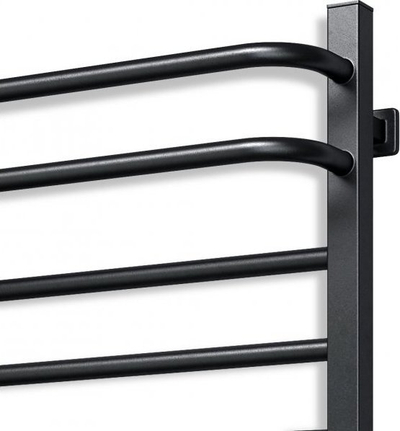 Ngrohës elektrik peshqirësh Navin Grandis, 480 x 800 mm, me sensor dhe orëmatës, ngjyrë e zezë