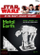 Model metalik Metal Earth Star Wars AT-M6, set për ndërtim, 14+, argjendtë