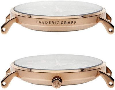 Orë dore Frederic Graff Rose Dent Blanche Silver Mesh FFAG-2520S