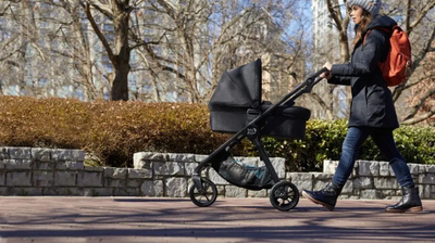 Karrocë bebe Baby Jogger City Mini GT2, 3 rrota, palosje me një dorë, gri