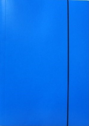 Dosje kartoni Barbara A4, 300 g/m², me kapëse elastike, blu navy