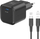 Karikues muri Swissten GaN, 35W USB C Power Delivery, kabllo USB C Lightning 1.2m, i zi