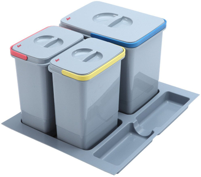 Organizues plehrash Teka Eco Easy 60, 12L, 2x5L, gri