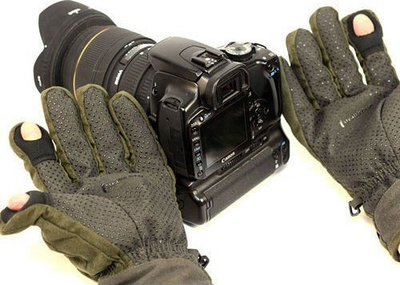 Doreza për fotograf Stealth Gear, masa L, antirrëshqitëse, jeshile e errët