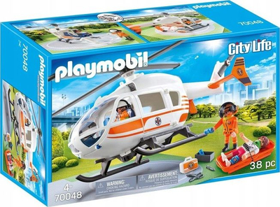 Lodër helikopter shpëtimi Playmobil (70048)