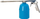 Set pneumatik Airpress 45893, 4 pjesë, zorra 3 m, i kuq