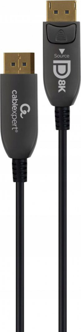 Kabllo Germbird Displayport-Displayport, 5m, e zezë