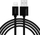 Kabllo USB në Lightning, 1.2 m, 3.1A, e zezë