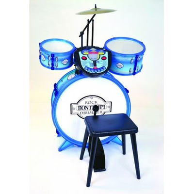 Set daullesh për kalamaj Bontempi, 4 copë, me konsolë elektronike për mësim, blu