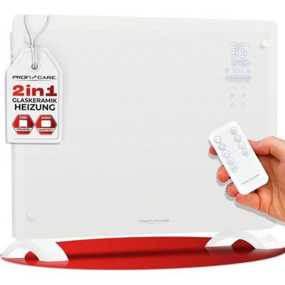 Ngrohës me konvektor ProfiCare PC GKH 3118, 2000W, panel xhami, i bardhë