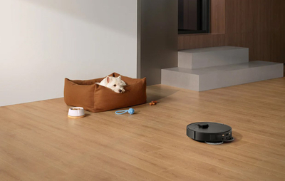 Robot pastrues Dreame X40 Ultra Complete, fshesë dhe mop, stacion vetëpastrues, i zi
