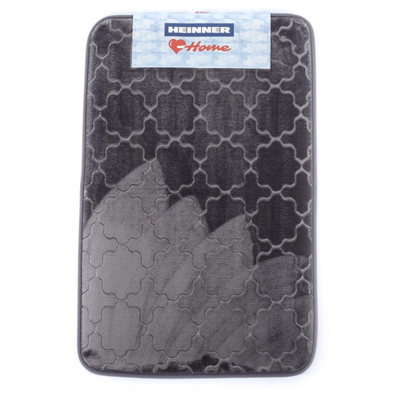 Tapet banjoje Heineer Bath Mat, 50x80 cm, memory foam, gri