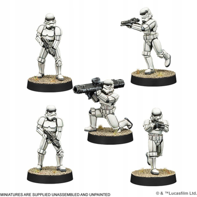 Zgjerim loje Star Wars Legion Stormtroopers Unit Expansion, njësi figurina, për 2 lojtarë, e bardhë