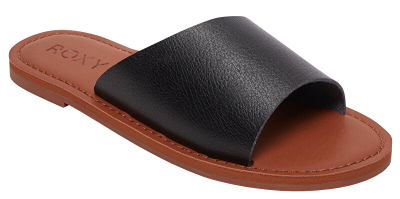 Papuçe Roxy Helena ARJL200753-BLK, të zeza/kafe mRX2451-37