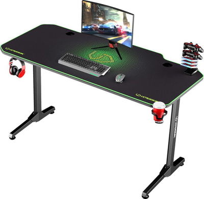 Tavolinë Ultradesk Frag, e zezë / gjelbër