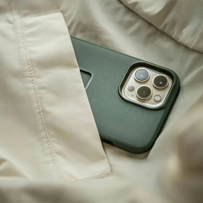 Mbulesë telefoni Peak Design Everyday Fabric Case për iPhone 14 Pro Max, SlimLink magnetik, Sage