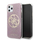 Kuti telefoni Guess Hard Case për iPhone 11 Pro, me xixa, rozë