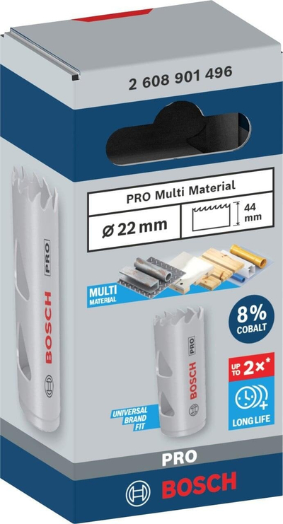 Sharrë rrethore Bosch Pro Multi Material, 22mm, për shumë lloje materiali