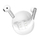 Kufje wireless QCY Alibuds, Bluetooth 5.3, IPX5, të bardha