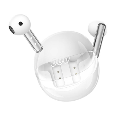 Kufje wireless QCY Alibuds, Bluetooth 5.3, IPX5, të bardha
