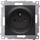 Prizë modulare Kontakt Simon 54, 16A 250V, quick connect, e zezë mat