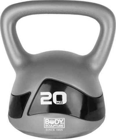 Kettlebell Body Sculpture BW117EN, 20 kg, сива