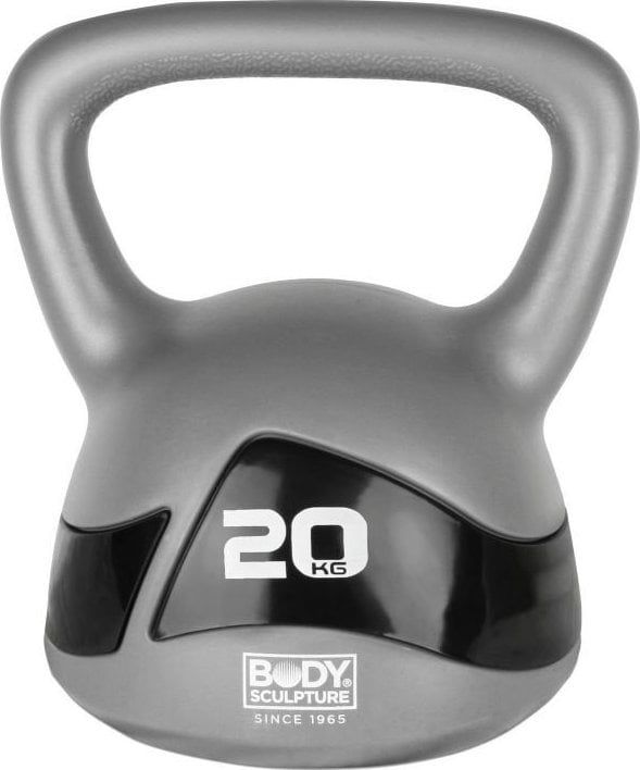 Kettlebell Body Sculpture BW117EN, 20 kg, gri