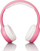 Kufje për fëmijë Lenco HPB-110PK, Bluetooth, me kabllo, rozë