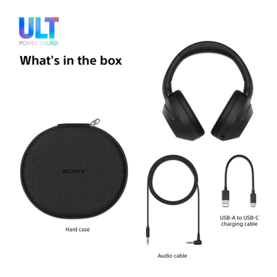 Kufje Sony ULT WEAR, wireless me Bluetooth, që heqin zhurmën, ngjyra Forest Gray