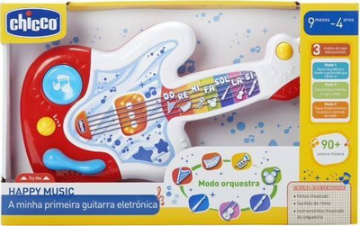 Lodër kitarë interaktive Chicco My First Guitar 50779, muzikore, për foshnje 9m+