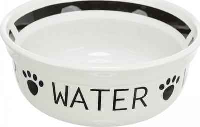 Tas qeramike për ujë Trixie Water, 20 cm, i bardhë