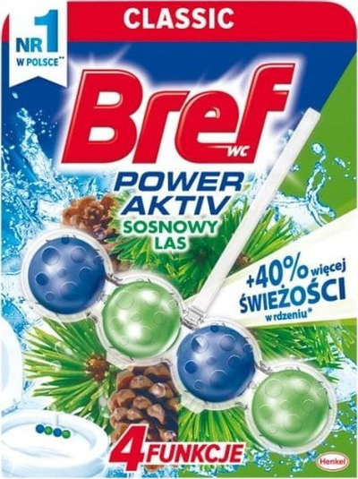 Freskues WC Bref Power Activ Pine, bllok varës, 50g