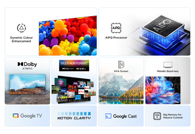 TV TCL 50V6C, 50", 4K Ultra HD, Smart Google TV