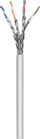 Kabllo rrjeti Microconnect KAB031-100, CAT6a S/FTP, 100m, gri