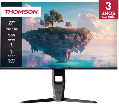 Monitor Thomson M27QG5Y14, 27\", QHD 2560 x 1440, 180Hz, i zi