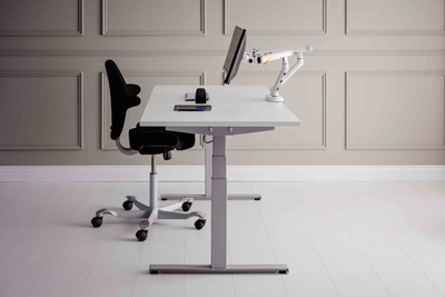Krah monitori BakkerElkhuizen BE Flexible Dual, për 2 ekrane 35\", i bardhë