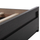 Krevat dopio Melamine Capri HM312.11, për dyshek 150x200 cm, me 2 sirtarë, wenge