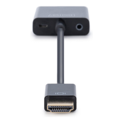 DIGITUS HDMI-Konverter HDMI-A -> VGA(D-Sub), Black