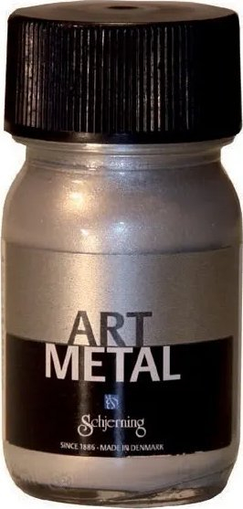 Bojë dekorative Schjerning Color Varnish Art Metal 5105, 30ml, gri metalike