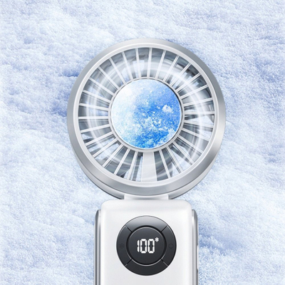 Ventilator dore portativ Awei F39 Fast Ice, me bateri që rikarikohet, i bardhë