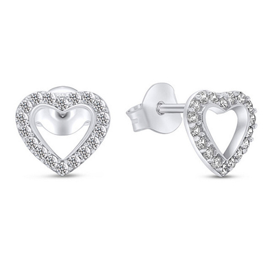 Vathë Brilio Silver Hearts EA355W