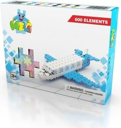 Конструкторска играчка Meli Basic Blocks, 600 парчиња, шарена