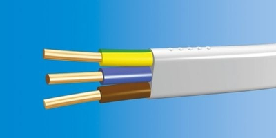 Kabllo instalimi Onnline YDYP-ŻO 3x2.5 mm², 750V, e bardhë