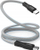 Kabllo USB C në USB C SBS, 1m, USB 3.2 Gen 1 60W, gri
