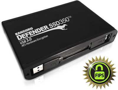 SSD i jashtëm iStorage Kanguru Defender SSD350, 2TB, USB 3.0, i zi